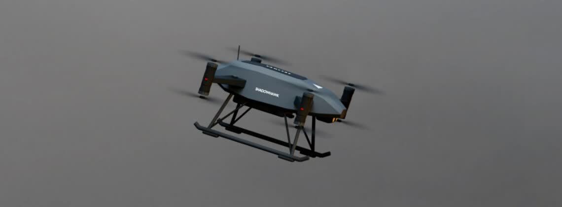 ShadowHawk in flight